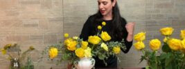 Cómo hacer un arreglo floral con flores amarillas