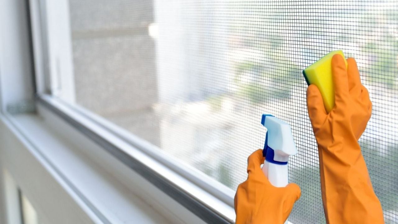 ¿Cómo limpiar las mosquiteras sin descolgarlas en solo 5 minutos?